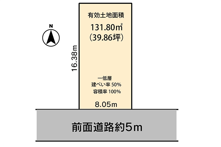 枚方市出口4丁目（区画図）
