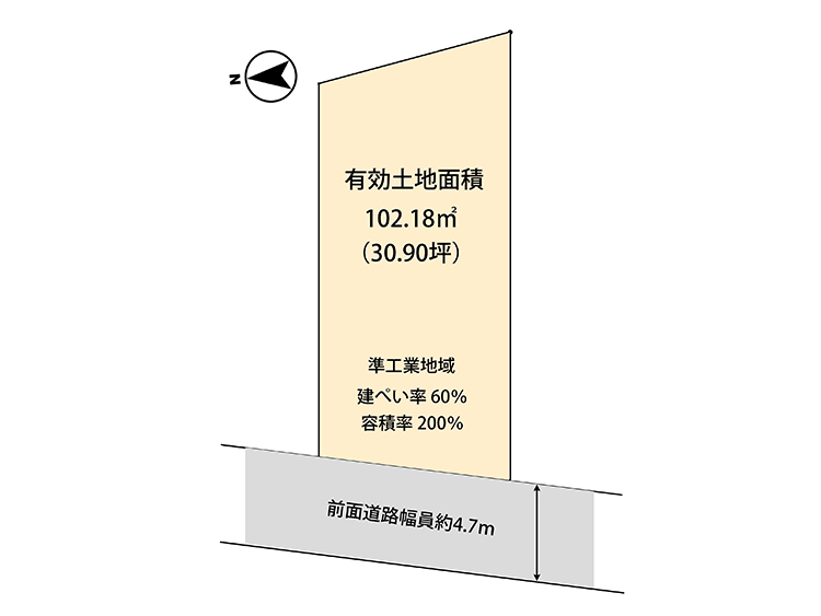 寝屋川市葛原１丁目（区画図）