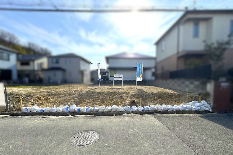 枚方市西禁野2丁目（現地写真）