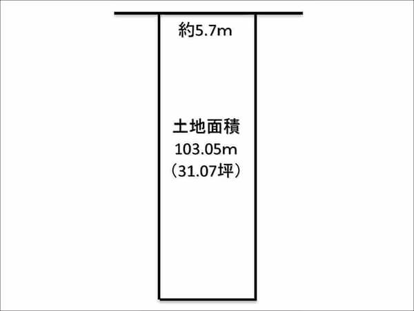 枚方市楠葉並木の土地物件 敷地面積31坪