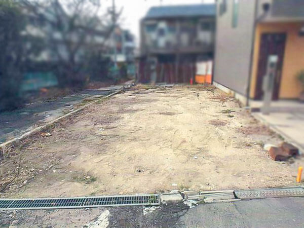 枚方市宮之阪に新築一戸建 この建築用地は人気の注文住宅を無料提案できます