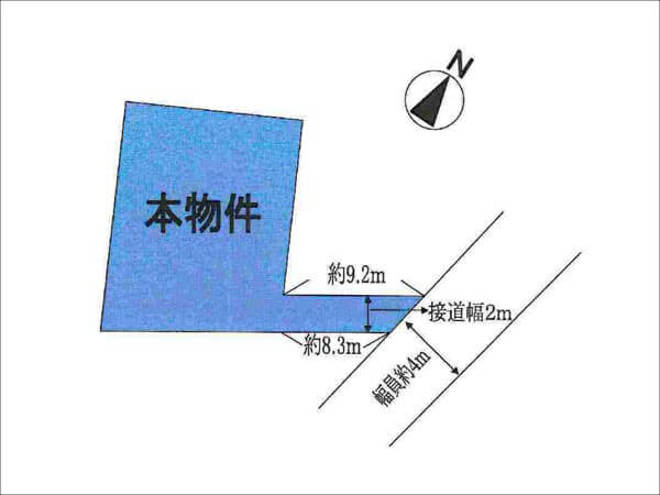 長岡京市今里樋ノ尻の土地物件 西向日駅から徒歩13分