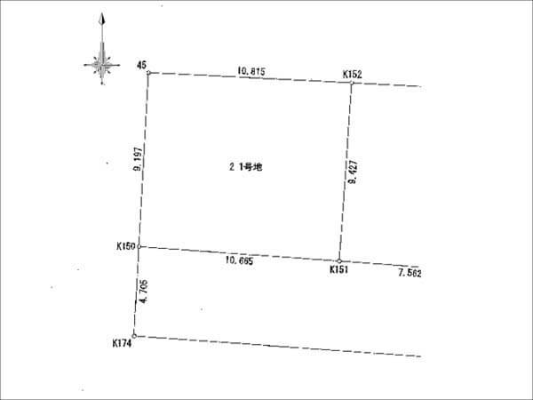 寝屋川市木屋町の土地物件（香里園駅まで徒歩14分）