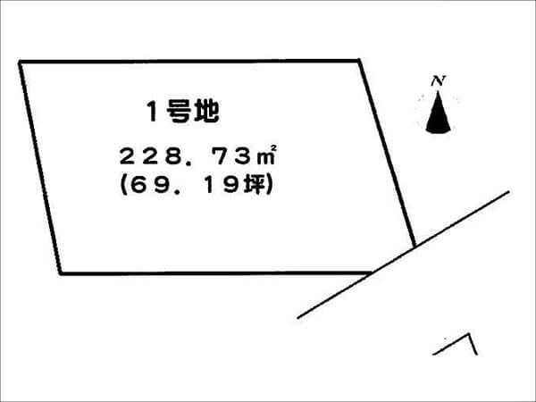 京田辺市薪井手に新築一戸建て（分譲地の1号地）大住駅まで徒歩12分