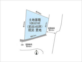 高槻市西五百住町の売地( 現在更地)富田駅まで徒歩9分