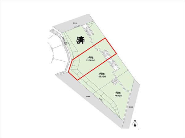 枚方市菊丘町の土地・売地（３号地/枚方公園駅徒歩11分）