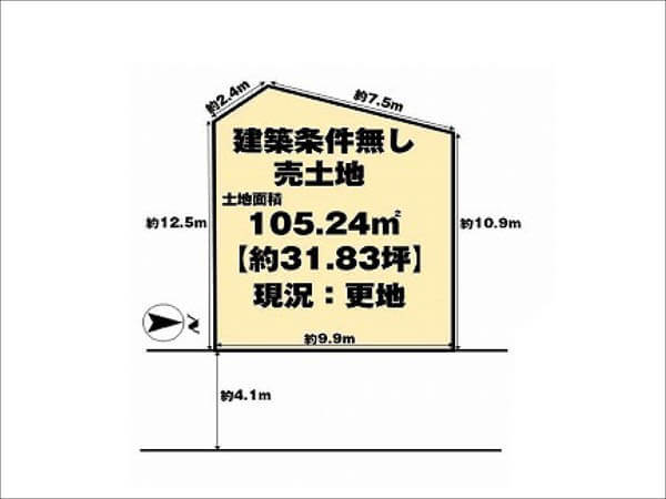 長岡京市井ノ内下印田に新築一戸建て（西向日駅から徒歩13分）