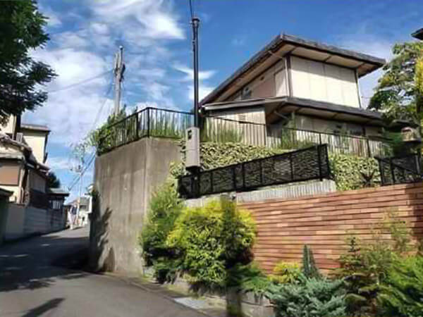 京田辺市大住仲ノ谷に新築注文住宅(古家付きの新築用地)