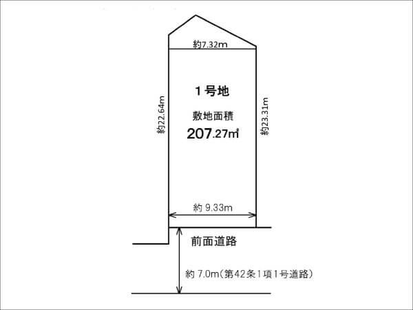 木津川市吐師下柏谷の売土地(木津川台駅まで徒歩7分)