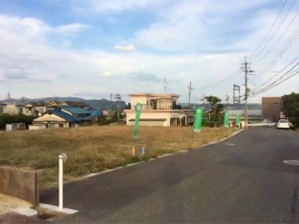木津川市吐師下柏谷の売土地(分譲地の1号地)