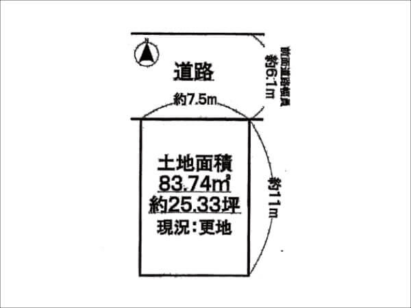高槻市川添に新築一戸建て(2区画分譲の2号地)