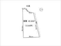 茨木市上穂積の売土地（茨木駅まで徒歩16分）