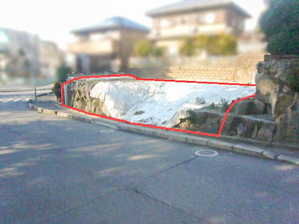 寝屋川市三井が丘に新築一戸建て(現在は更地)