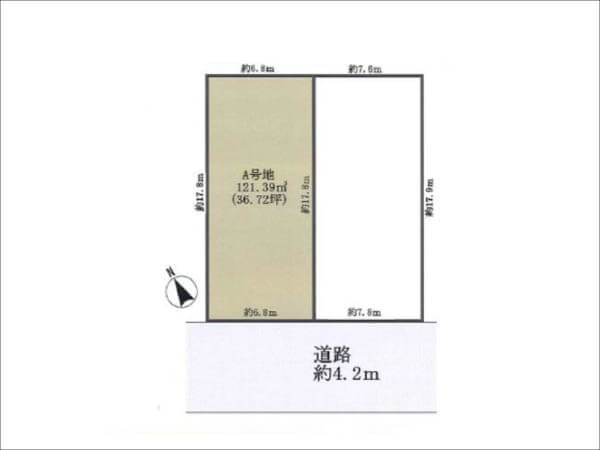 枚方市杉山手に新築一戸建て(2区画分譲のA号地)