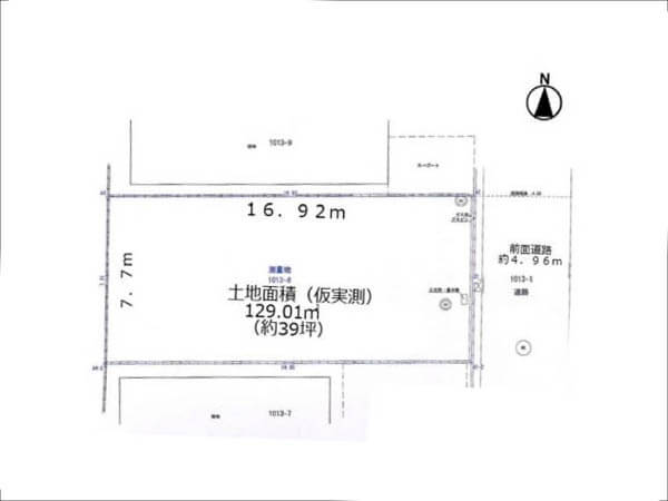 高槻市西町に新築注文住宅(現在は更地)