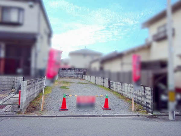 伏見区桃山長岡越中北町に新築注文住宅(売り出し前は駐車場)