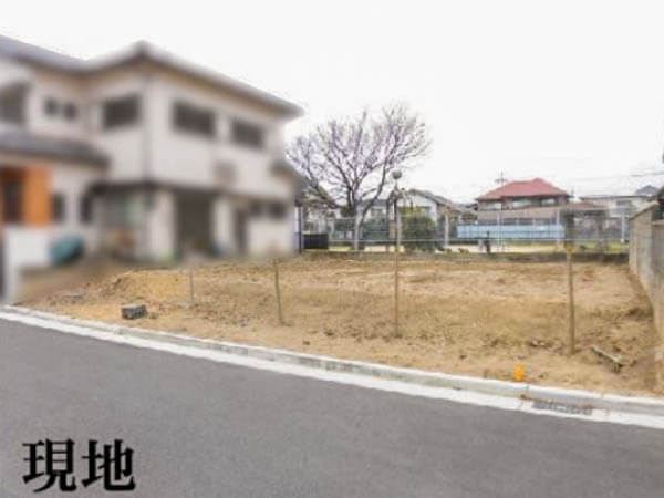 茨木市若園町に新築一戸建て(現在は更地)