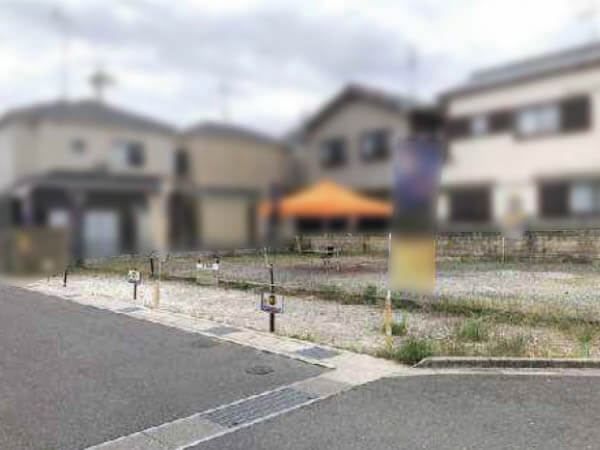 長岡京市勝竜寺巡り原に新築一戸建て(3区画の分譲地)
