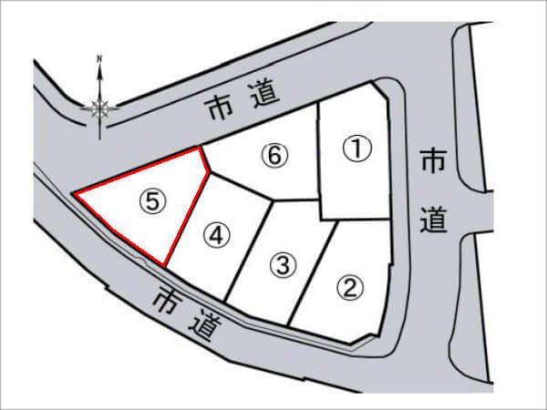 寝屋川市御幸西町に新築一戸建て(6区画分譲の5号地)