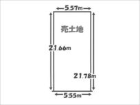 伏見区深草大亀谷万帖敷町の売土地（JR藤森駅まで徒歩9分）