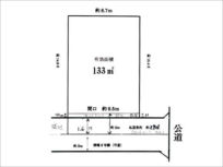 四條畷市大字清瀧の売土地（忍ケ丘駅まで徒歩7分）