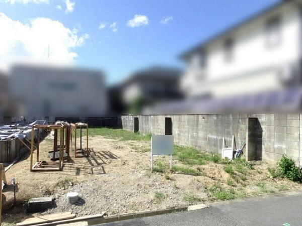 茨木市桑田町に新築一戸建て（現在は更地）