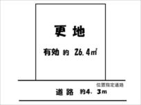 大東市氷野の売土地（住道駅まで徒歩15分）