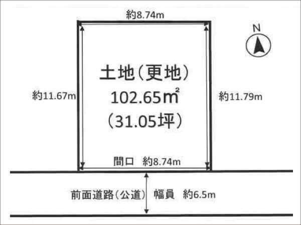 京田辺市河原平田の売土地（新田辺駅まで徒歩8分）