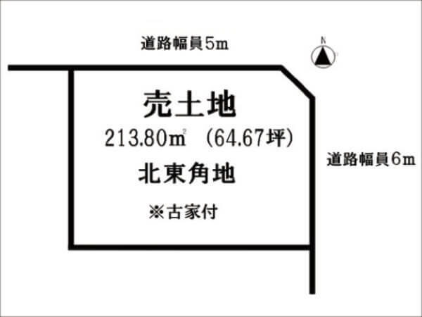 久御山町栄の売土地（大久保駅まで徒歩23分）