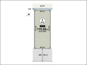 高槻市大和の売土地(高槻駅までバス乗車15分)