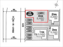 八幡市男山美桜の売土地（樟葉駅までバス乗車15分）