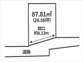 四條畷市岡山の売土地(忍ケ丘駅まで徒歩6分)