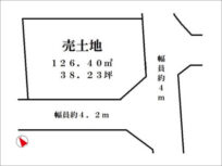 京田辺市大住関屋の売土地（大住駅まで徒歩6分）