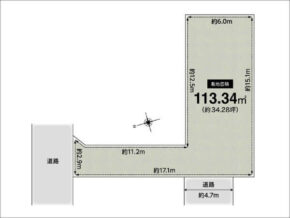 高槻市真上町の売土地(高槻駅まで徒歩19分)