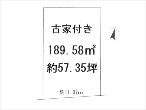 京田辺市大住大坪の売土地（大住駅まで徒歩13分）