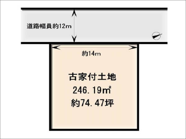 京田辺市松井ケ丘の売土地（松井山手駅まで徒歩7分）