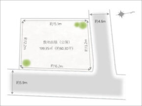 交野市妙見坂の売土地(私市駅まで徒歩16分)