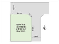 大東市三箇の売土地（住道駅まで徒歩21分）