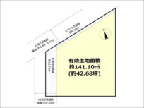 枚方市養父丘の売土地（牧野駅まで徒歩14分）