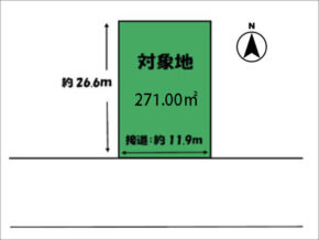 八幡市男山吉井の売土地(樟葉駅までバス乗車14分)