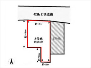 茨木市太田の売土地(A号地)
