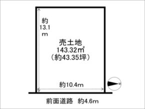 交野市幾野の売土地(交野市駅まで徒歩15分)