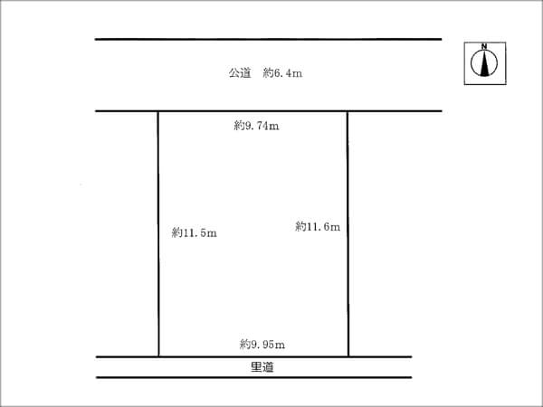 寝屋川市堀溝の売土地（大和田駅までバス乗車12分）