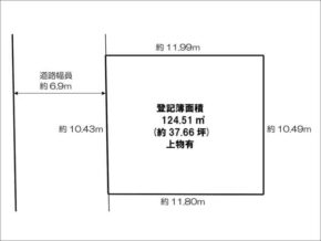 高槻市塚原の売土地(摂津富田駅までバス乗車13分)