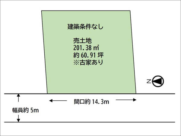 長岡京市高台の売土地（長岡天神駅までバス乗車10分）