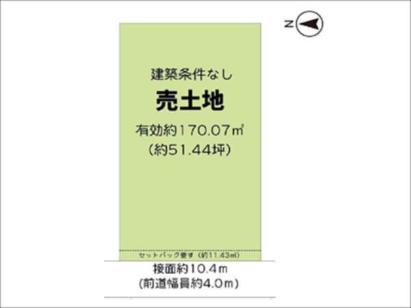 宇治市莵道河原の売土地（三室戸駅まで徒歩12分）