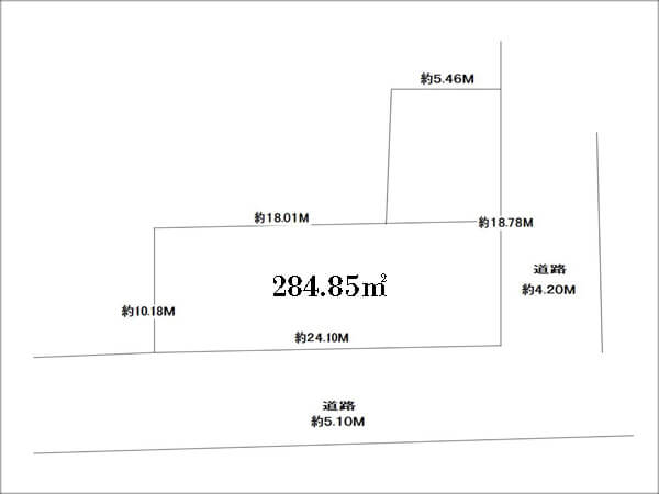 交野市私市の売土地（私市駅まで徒歩1分）