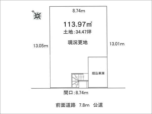 枚方市東山の売土地（樟葉駅までバス乗車8分）