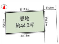 城陽市寺田市ノ久保の売土地（城陽駅まで徒歩11分）