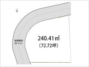 枚方市東香里の売土地（香里園駅まで徒歩21分）